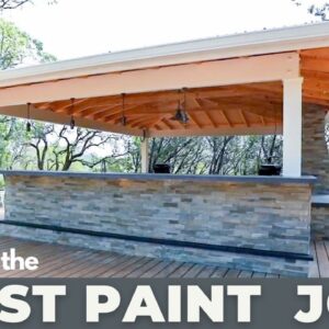 Paint Tips and Tricks For The Best Results Possible | Outdoor Kitchen Part 8