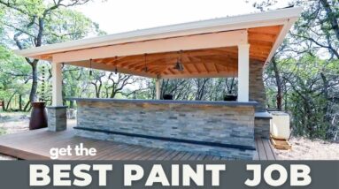 Paint Tips and Tricks For The Best Results Possible | Outdoor Kitchen Part 8