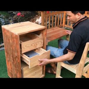 Creative Smart Wood Recycling Ideas // The Most Perfect Two in one Woodworking Project