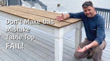 Table Top Fail! - Don't Make the same Mistake I Made