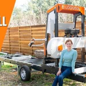 Making my own Lumber with the Super Powerful Logosol B1001 / Turn Big Logs into Beautiful Slabs!
