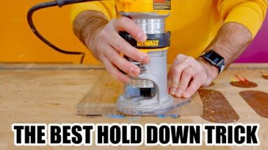 The ultimate hold-down trick for woodworkers #shorts