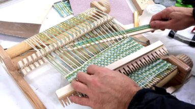 Weaving frame thread lifter experiments