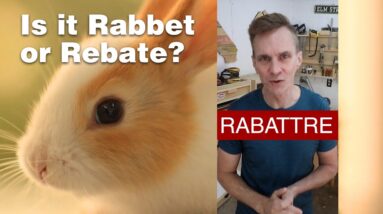 Why is a rabbet called a rabbet? #shorts
