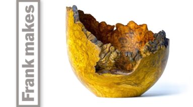 Woodturning a Live Edge Cherry Bowl