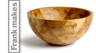 Woodturning a Puzzle Bowl