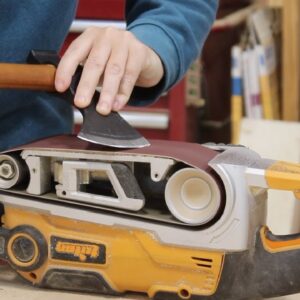 Belt Sander for Sharpening! Does it Really Work? #Short
