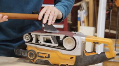 Belt Sander for Sharpening! Does it Really Work? #Short