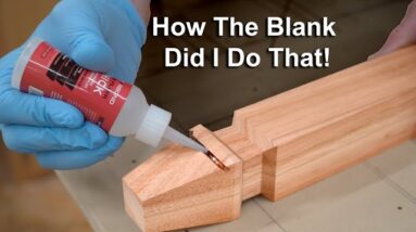 Cool Simple Leg Design + Another Woodworking Screwup and Fix