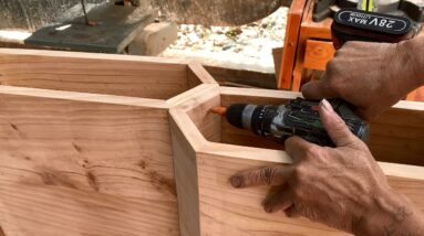Woodworking Ideas That You Can Do Yourself // How To Make A Steelville Coffee Table With Storage