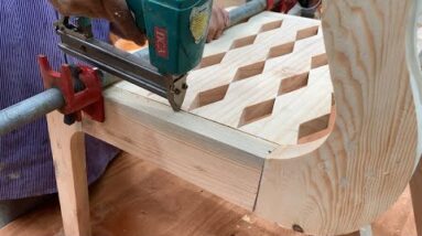 This Is Amazing! Great Craftsmanship And Construction // Gap Chair With Unique Design