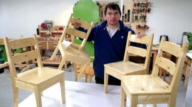 Building kid's chairs