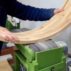 Curvy board from table apron pieces