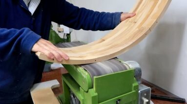 Curvy board from table apron pieces