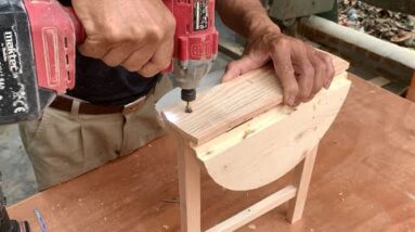 Woodworking Projects // Extremely Flexible Coffee Table And Chair Design That Doesn't Take Up Space