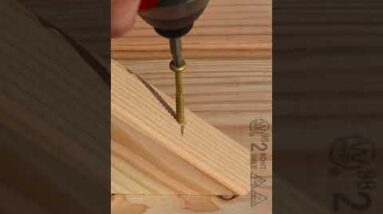 How to Drive a Screw at an Angle - Quick Tip # shorts