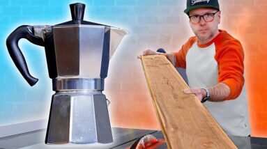 Making a Moka Pot But with Walnut.