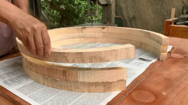 DIY Woodworking Project From Recycled Wood // The Perfect Combination To Create A Great Work