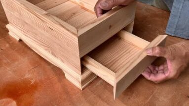 Top Unique DIY Woodworking Ideas // A Chest With A Secret