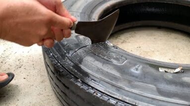 Top Unique Ideas! Waste Tires And Pallet Wood, A Great Result
