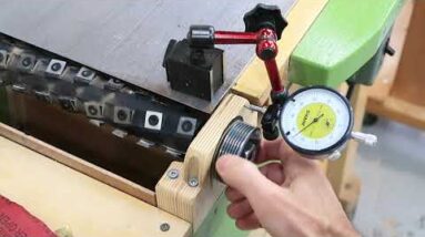 Trying to reduce jointer noise and vibrations