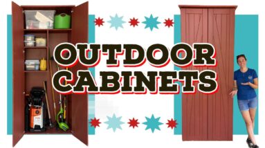 Giant Outdoor Storage Cabinet | Great for Indoors or Garage Too!
