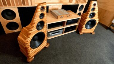 I Made These Speakers... and She Hates Them / Full Build / Woodworking