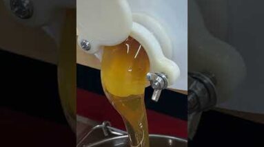 Opening the honey gate.