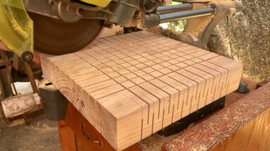 500 Cuts Make The Hardwood Feel Soft // Unique Chair Ideas You've Never Seen