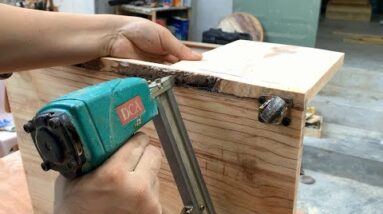 Super Easy Woodworking Ideas For Beginners // Sophisticated Modern Simple Design Coffee Table - DIY!