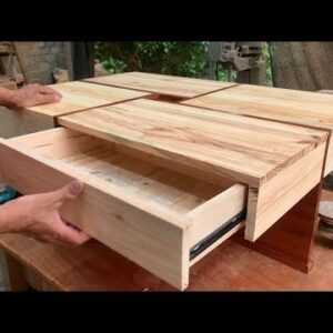 Creative Woodworking Ideas And Very Special Design // Coffee Table With A Secret