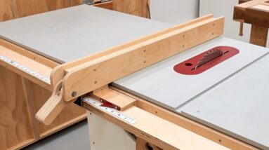 Making the Table Saw Fence that YOU asked for - it Locks Front AND Back - plus MASSIVE Plan Sale!
