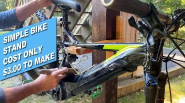 Make a Bicycle Wash & Repair Stand - EASY TO MAKE!