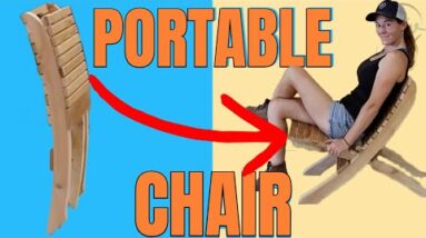 Super Simple Outdoor Chair | Easy to Build | Easy to Store