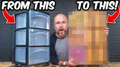 Cheep to Priceless! Turning a Storage Cart Into Fine Furniture.