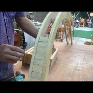 Bike Rack Ideas For Small Apartments // How To Make A Beautiful Wooden Bike Rack