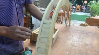 Bike Rack Ideas For Small Apartments // How To Make A Beautiful Wooden Bike Rack