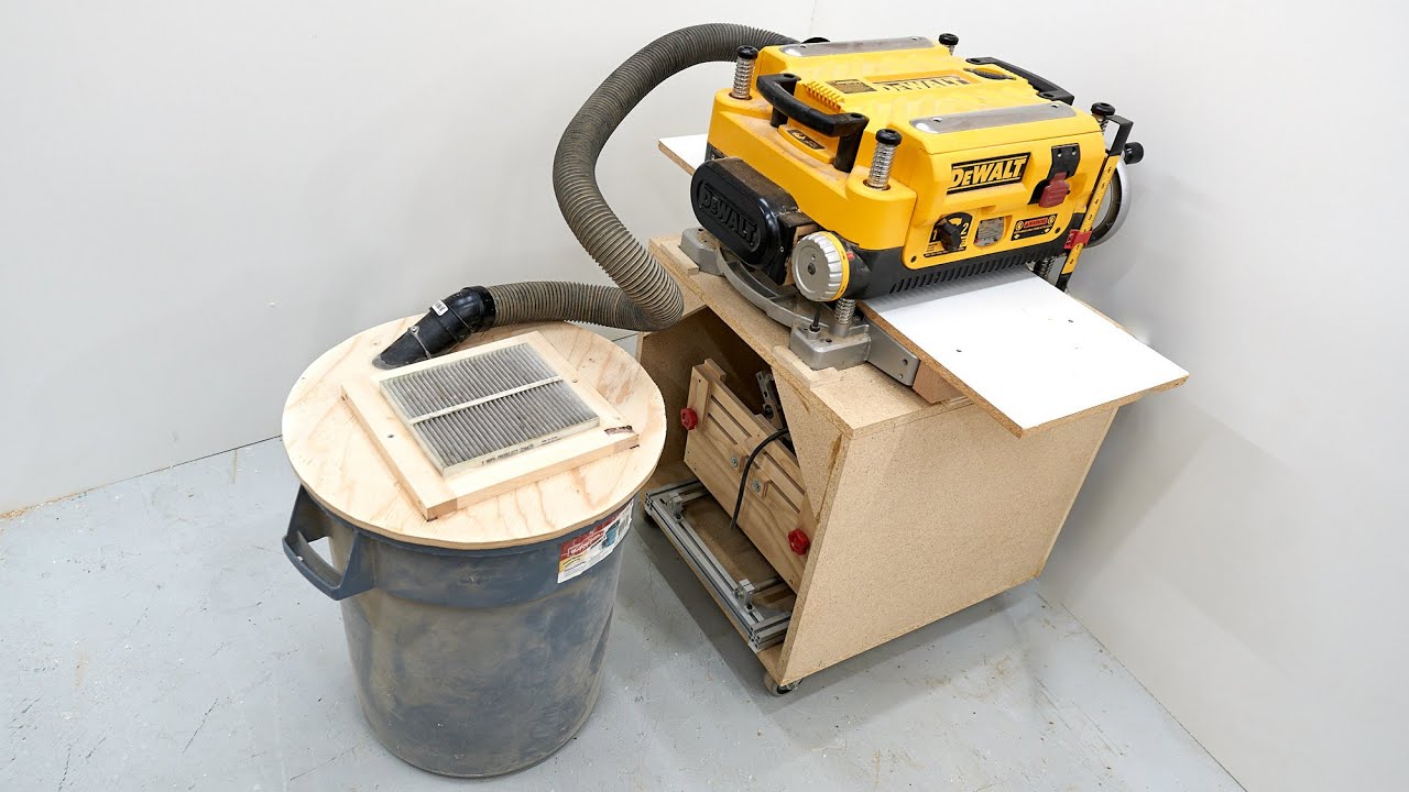 Easy To Make Dust Collector For The DeWalt 735 Planer