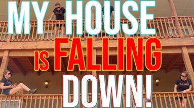 My House Is Falling Down! | DIY Deck Post Rot Repair & Replacement