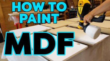Painting Cabinets | Get a Smooth Finish on MDF