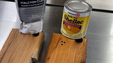 Always Shellac Before Water Based Finish - It Makes all the Difference!