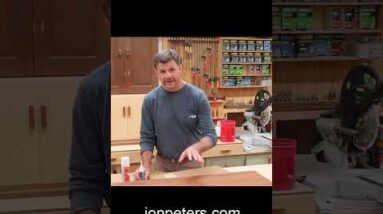 CA Glue & Sawdust is a Great Wood Fill #shorts