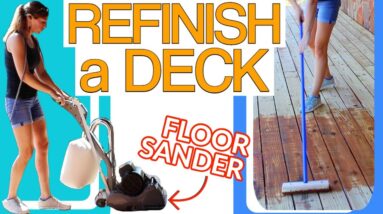 How to Refinish a Deck | Sand It or Strip It?