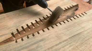 Amazing Woodworking Project // The Whole Process Of Making A Table Is So Beautiful And Thrilling