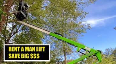 Rent a Man Lift & Save Money on Tree Work. Nifty Lift Cherry Picker