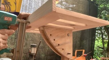 The Idea Of ​​Using Wood Very Effectively // How To Build A Flexibly Customizable Music Stand