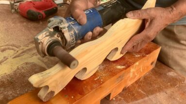 Self -design Ideas For Decorative Wooden Furniture // How To Make A Collection Of Wooden Swords
