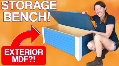 Indoor/Outdoor Bench with Storage | Easy 1-Day Build