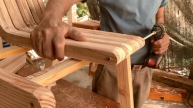 Cool Woodworking Designs From Cheap Wood // How To Make A Transformative Ziris Chair In A Jiffy