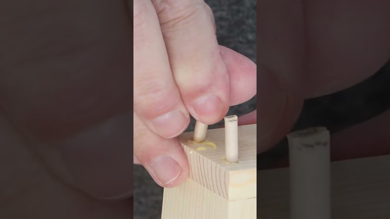 Reinforcing Joints With Dowel Pins